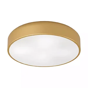Plafon Titan LED com Difusor Plano Ø400x80mm 32W 3000K 2080lm Bivolt – Iluminação Moderna 16225-40LED3