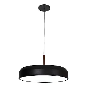 Pendente Titan LED com Difusor Plano Ø610x230mm 64W 4000K 4480lm Bivolt – Iluminação Moderna 16227-60LED4