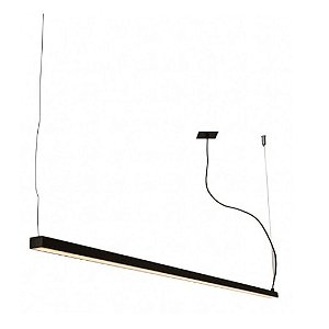 Pendente Régua Nazca 2500mm Iluminação Indireta com Fita de LED – Design Linear Sofisticado 16364-250