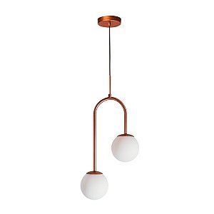 Pendente Pêndulo com Tubo Ø12,7mm e 2 Soquetes G9 – Iluminação Decorativa Contemporânea 16496-81