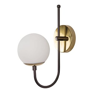 Arandela Soul com Globo Ø120mm para G9 – Iluminação Decorativa Contemporânea 16533-1
