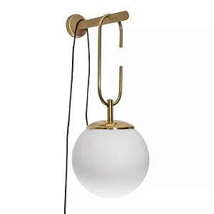 Arandela Quíron com Globo Ø140mm para E27 G45 – Iluminação Decorativa Contemporânea 16609-1