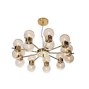 Pendente Orfeu Ø820mm com 14 Soquetes G9 – Iluminação Decorativa Imponente 16615-14