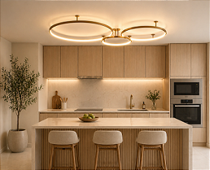 Arandela Plafon Volta Ø1160mm com Iluminação Interna – Preparado para Fita de LED 16655-116