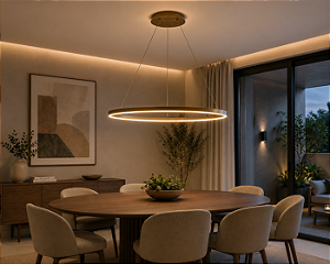 Pendente Volta 360° Ø960mm com Iluminação Interna – Preparado para Fita de LED 16660-96