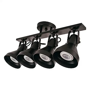 Spot Trend Mix 4 com Trilho 500x250x115mm para Lâmpadas PAR30 16693-4