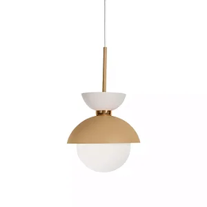 Pendente Bibelô Globo Ø250 com Anel Cobre Ø320x335mm para Lâmpada E27 16707-25C