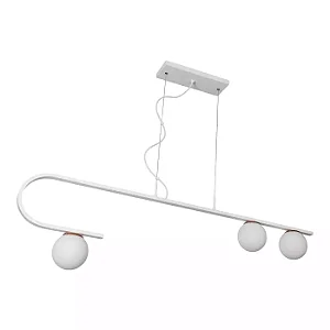 Pendente Dama Usina Design Canopla Central 120x1200x305mm 3 Lâmpadas G9 16805-3
