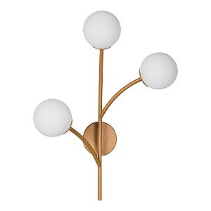 Arandela Zuca Usina Design 375x560x310mm 3 Lâmpadas G9 16857-3