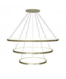 Pendente Volta 360° Usina Design 4 Aros Iluminação Interna Ø520/Ø750/Ø960/Ø1160 LED 16870-4