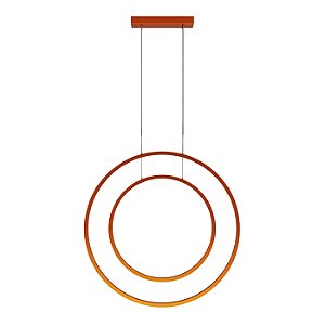 Pendente Volta Pêndulo 360° Usina Design 2 Aros Iluminação Externa Ø750 LED 16876-2