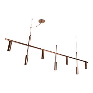 Pendente Platinum Usina Design Linear 38x1700x445mm 7 MR11 16930-170