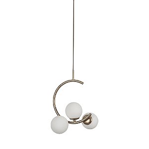 Pendente Astral Usina Design Rayon 3 Globos G9 16940-3