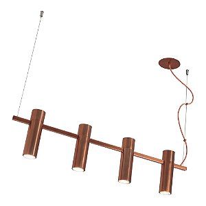 Pendente Tubetto Usina Design Linear 57x850x200mm 4 MR16 16960-4