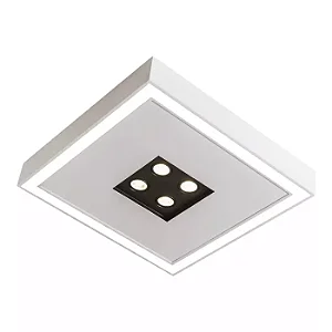 Plafon Bore Pro Usina Design LED 36,6W 3000K 1950lm Bivolt 19205-42LED3