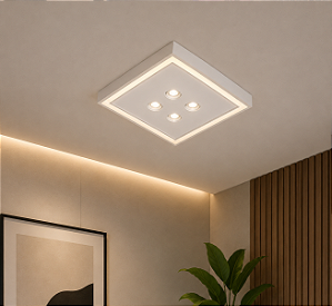 Plafon Premium Pro Usina Design LED 36,6W 4000K 2065lm Bivolt 19256-42LED4