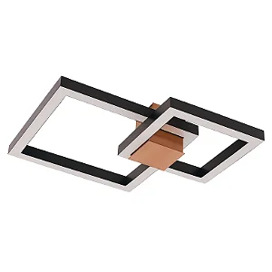 Plafon Mirá Slim Usina Design LED 57,4W 3000K 3030lm Bivolt 19390-55LED3