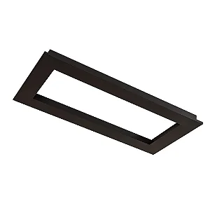 Plafon Arandela Pegasus Retangular Usina Design LED 104,4W 4000K 13575lm Bivolt 19473-81LED4