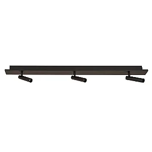 Plafon Arandela Pegasus Usina Design Linear com 3 Spots Beer LED 80W 3000K 10400lm Bivolt 19497-153LED3