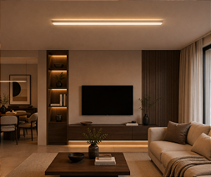 Plafon Eme Usina Design LED 22,5W 3000K Iluminação Direta 100cm 19850-100LED3