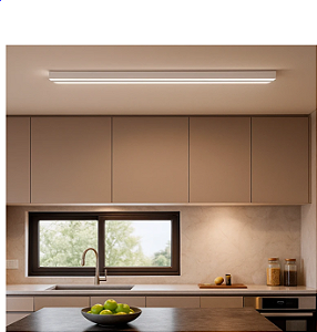 Plafon Eme Usina Design LED 30W 4000K Iluminação Direta 120cm 19850-120LED4