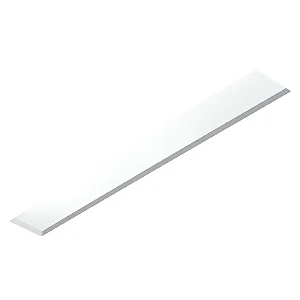 Embutido no Frame Lés Usina Design Retangular para Lâmpada T8 LED 60cm 30112-62F