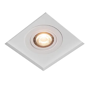 Embutido no Frame Premium Usina Design Quadrado para Lâmpada AR111 30204-17
