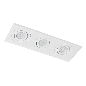 Embutido no Frame Premium Usina Design Retangular para Lâmpadas AR111 30223-49
