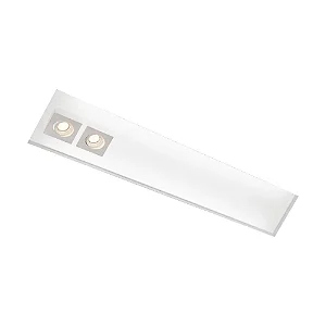 Embutido Box Usina Design Iluminação em Um Lado para Lâmpadas T8 LED e MR16 30327-65F