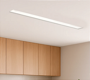 Embutido Micro Aba LED Usina Design Retangular LED 48W 3000K 30441-128LED3