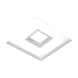 Embutido no Frame Cherry Usina Design Quadrado para Lâmpadas E27 30500-50