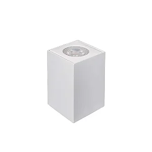 Plafon Sobrepor Vértice Usina Design Quadrado com 2 Saídas 180° para Lâmpada PAR20 60011-2S