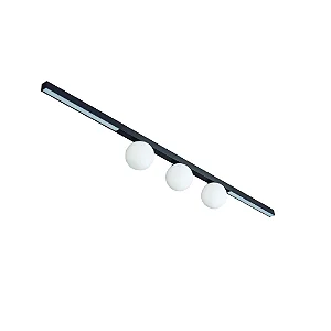 Plafon Arandela Legou Usina Design com LED Integrado e 3 Globos G9 – 3000K 19570-13LED3