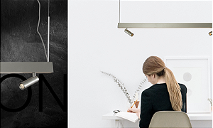 Pendente FUSION 100cm LED 32W 2700K Canopla Blank – Usina Design 19991-100LED2