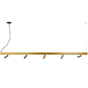 Pendente FUSION 200cm LED 79W 4000K Canopla Blank – Usina Design 19991-200LED4
