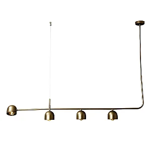 Pendente Punto Linear LED 20W 3000K 1000x75x330mm Bivolt – Usina Design 19926-100LED3