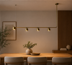 Pendente Punto Linear LED 20W 3000K 1000x75x330mm Bivolt – Usina Design 19926-100LED3