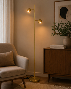 Coluna Punto LED 10W 4000K 330x245x1730mm Bivolt – Usina Design 19930-1LED4