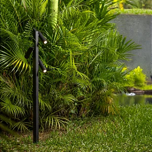 Balizador Side IP65 2x MR11 135x122x600mm – Usina Design 25160-60