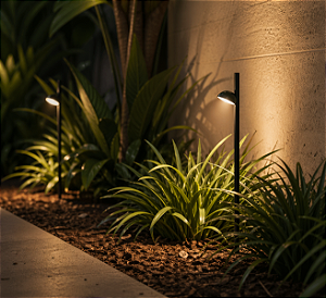 Espeto Garden Bowl LED 3W 4000K IP65 127V 40x40x500mm – Usina Design 19880-50LED4-1V