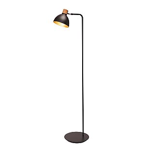 Coluna Madelustre Viena Ø20x165cm Preto Dourado Champagne E27 3094