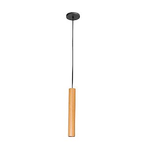 Pendente Madelustre Point MR11 35cm Kit 4 Peças Madeira Castanho Imbuia ou Preto Mini Dicróica C3273