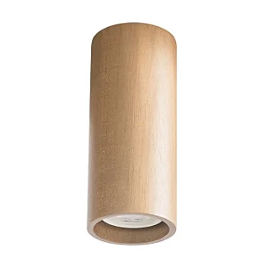 Spot Fixo Madelustre Point MR16 Ø7x17cm GU10 Dicróica Madeira Castanho Imbuia ou Preto 3254