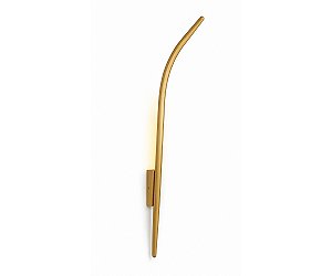Arandela Metal Domado 9080 Line P Fita LED 2,7W 3000K 4x56x23cm Alumínio e Polímero Bivolt Sólidas