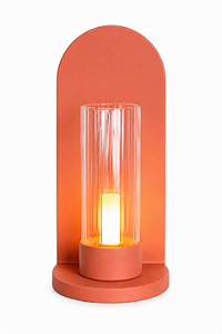 Arandela Metal Domado 6665 Lampe Un Fita LED 9W G9 Halopin 17x36x20cm Alumínio Acrílico e Vidro Bivolt