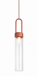 Pendente Metal Domado 6671 Lampe M G9 Halopin 39x50x9cm Alumínio Acrílico e Vidro Bivolt