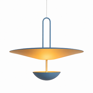 Pendente Metal Domado 6574 Eclipse In G 2xG9 Halopin 56x50x56cm Alumínio Bivolt