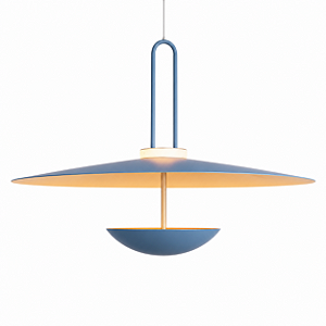 Pendente Metal Domado 6575 Eclipse Light GG Fita LED 1,8W 4xG9 Halopin 80x70x80cm Alumínio e Acrílico Bivolt