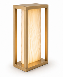 Arandela Metal Domado 6582 Almenara Slim P Fita LED 7,2W 3000K 25x30x10cm Alumínio e Acrílico Frisado Bivolt
