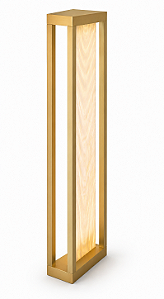 Arandela Metal Domado 6584 Almenara Slim G Fita LED 7,2W 3000K 25x80x10cm Alumínio e Acrílico Frisado Bivolt